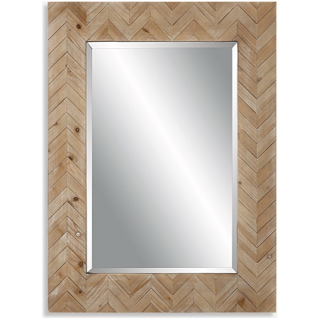 Demetria-Wooden Mirror