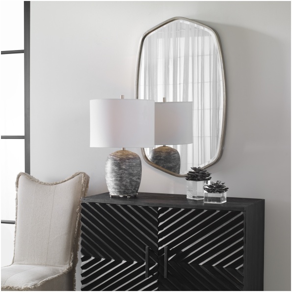 Uttermost Duronia Brushed Silver Mirror