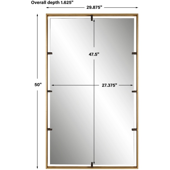 Egon Gold Wall Mirror