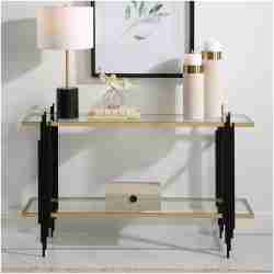 Uttermost Empire Cityscape Console Table