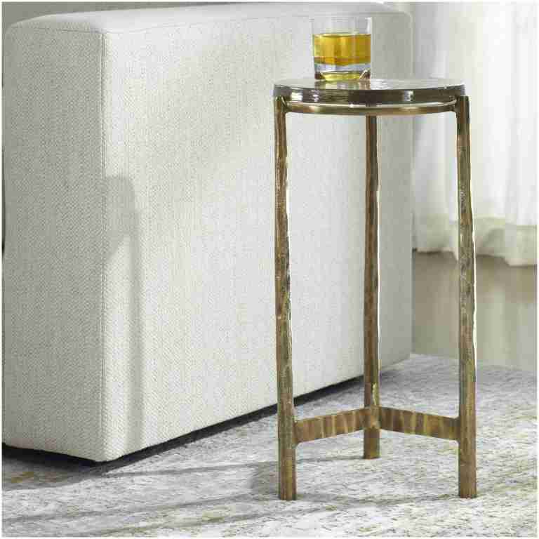 Uttermost Eternity Brass Accent Table