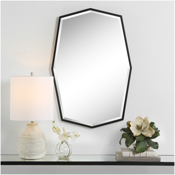 Uttermost Facet Octagonal Iron Mirror