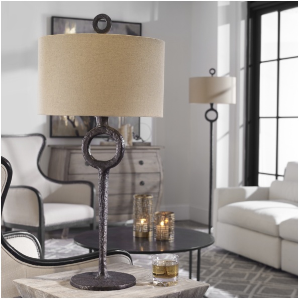 Uttermost Ferro Cast Iron Table Lamp