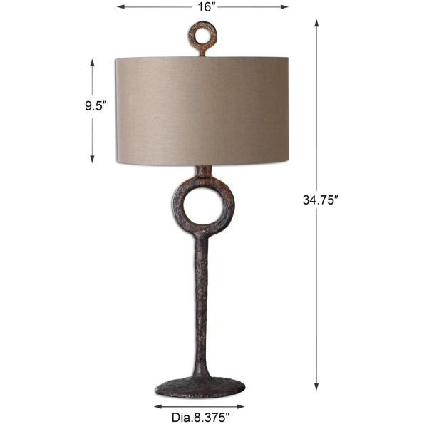 Ferro Cast Iron Table Lamp