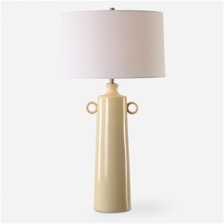 Florero-Pale Yellow Table Lamp