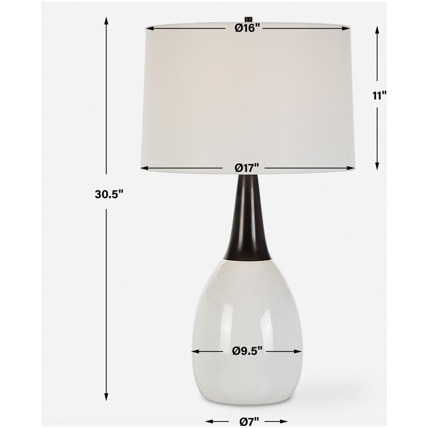 Fralin White Table Lamp