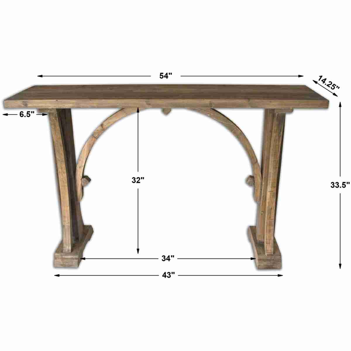 Genessis Reclaimed Wood Console Table