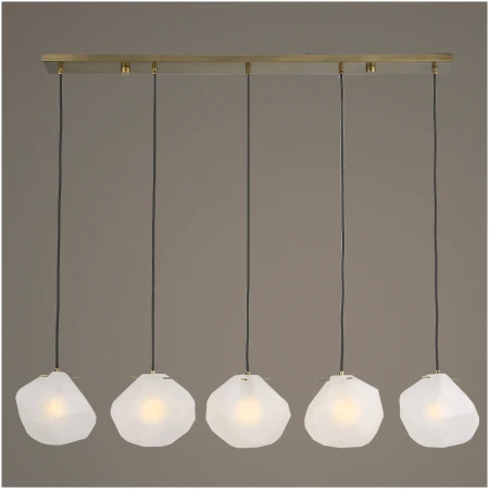 Uttermost Geodesic 5 Light Linear Pendant