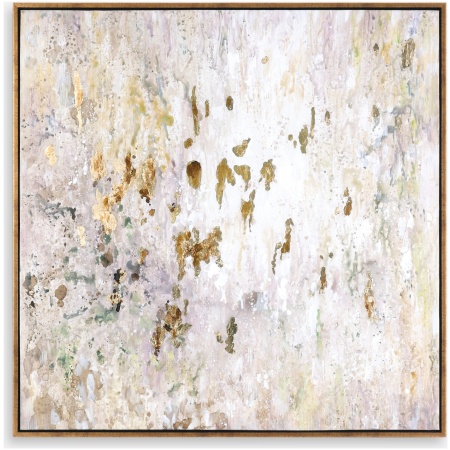 Golden Raindrops-Modern Abstract Art