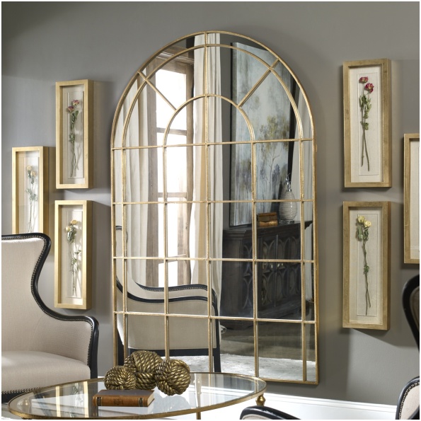 Uttermost Grantola Arched Mirror