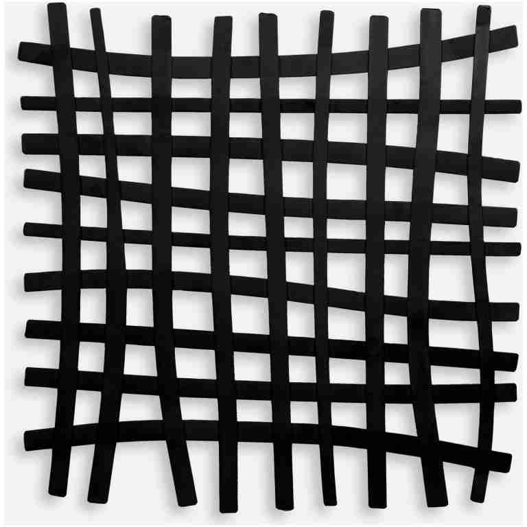 Gridlines-Metal Wall Art