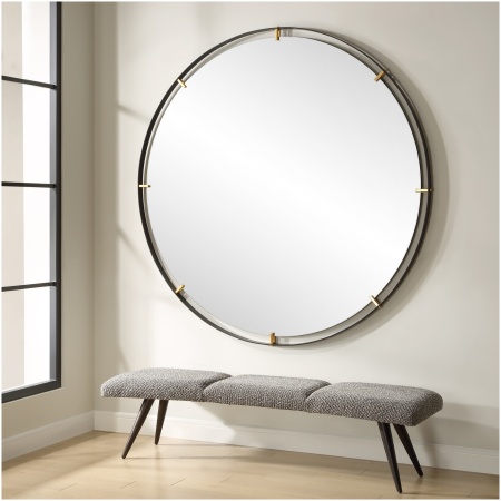 Uttermost Grand Pendulum Round Mirror