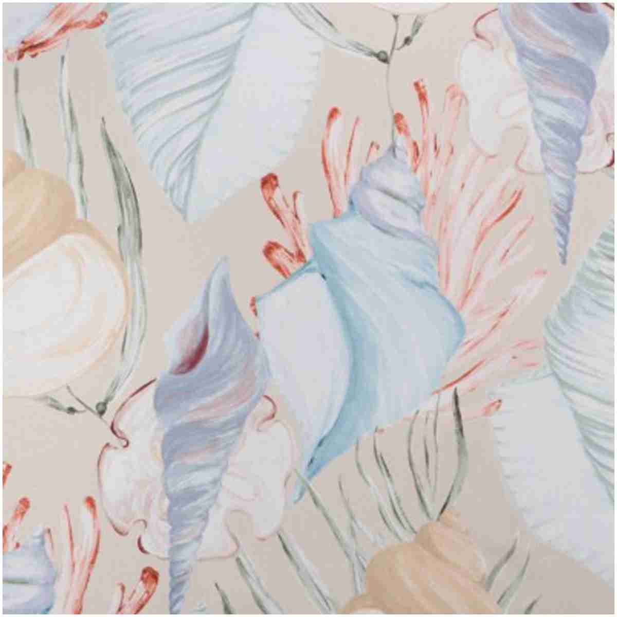 H-Seashells/Multi - Prints Fabric Suitable For Drapery