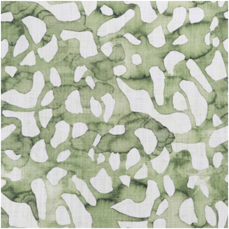 H-WATERS/GREEN - Prints Fabric Suitable For Drapery
