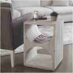 Uttermost Hans White Side Table