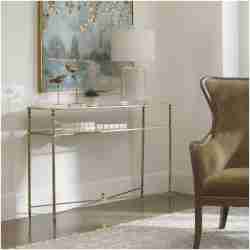 Uttermost Henzler Mirrored Glass Console Table