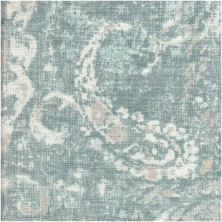 HEADO/AQUA - Prints Fabric Suitable For Drapery