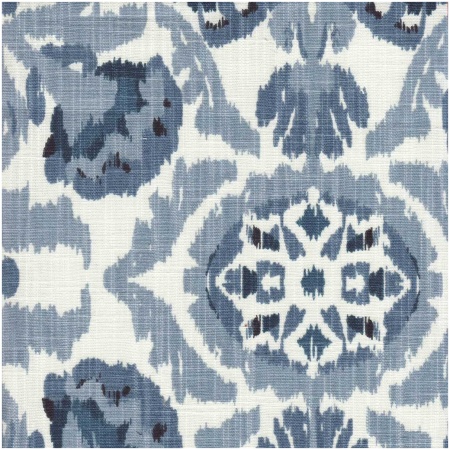 HENZY/BLUE - Prints Fabric Suitable For Drapery