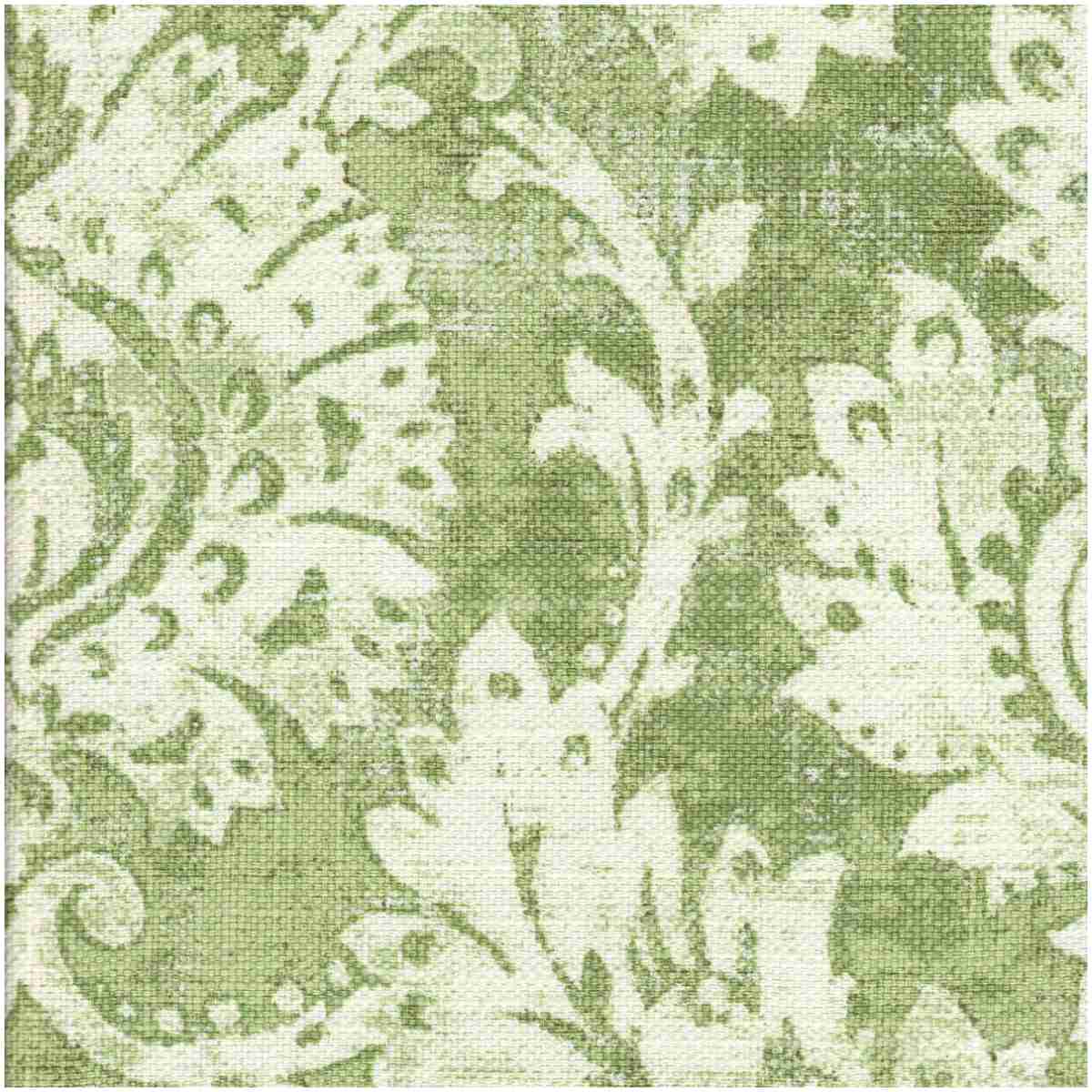 Hiza/Green - Prints Fabric Suitable For Drapery