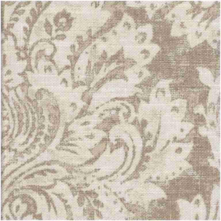 Hiza/Taupe - Prints Fabric Suitable For Drapery