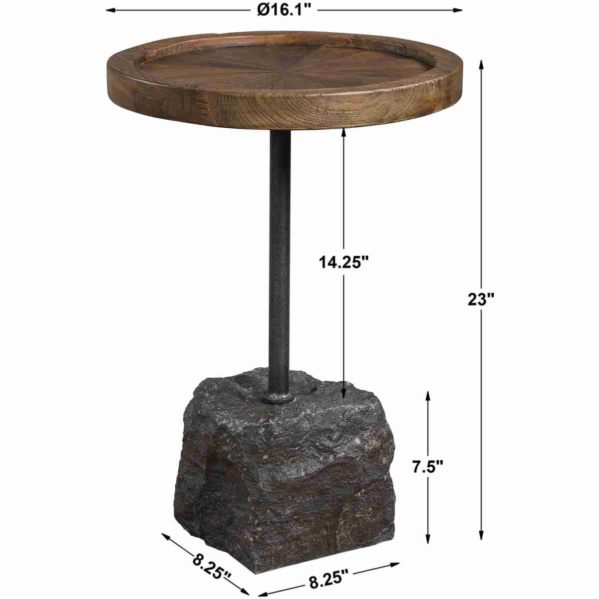 Horton Rustic Accent Table