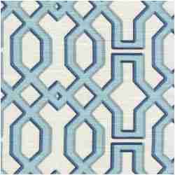 HUGH/BLUE - Prints Fabric Suitable For Drapery