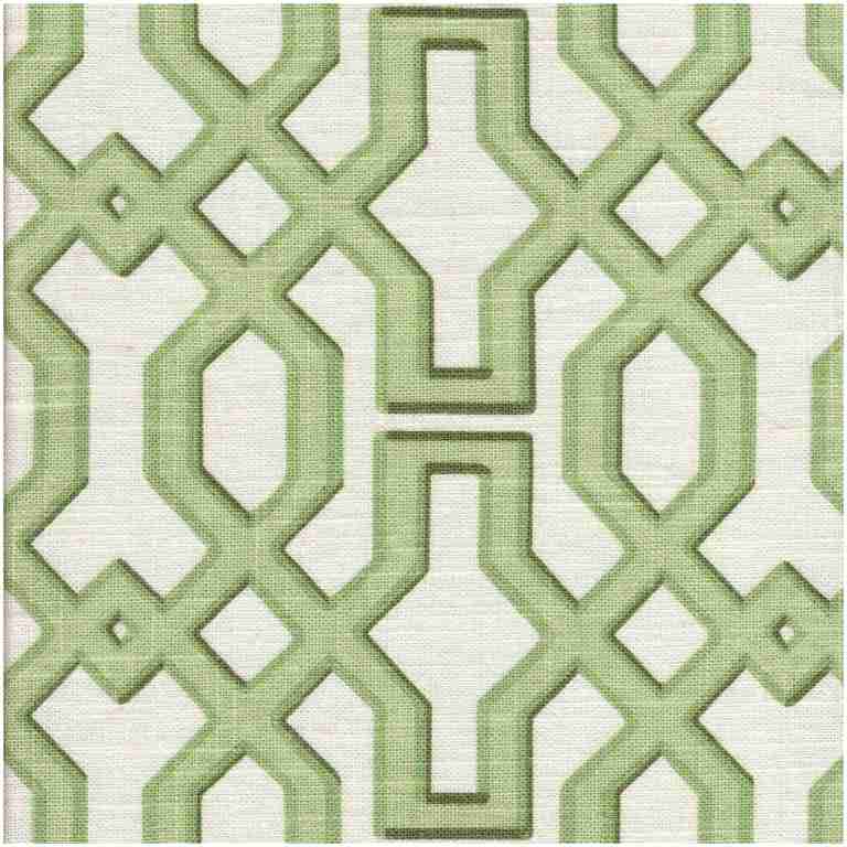 Hugh/Green - Prints Fabric Suitable For Drapery