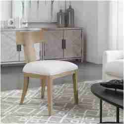 Uttermost Idris Armless Chair Natural