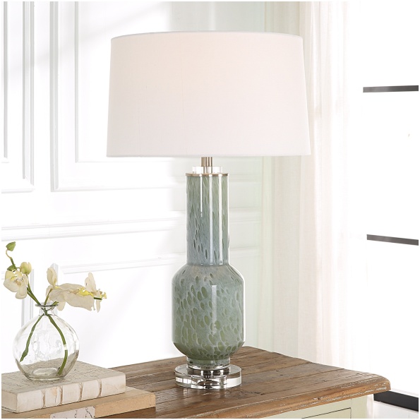 Uttermost Imperia Aqua Gray Table Lamp