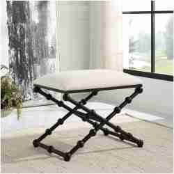 Uttermost Iron Drops Small Bench