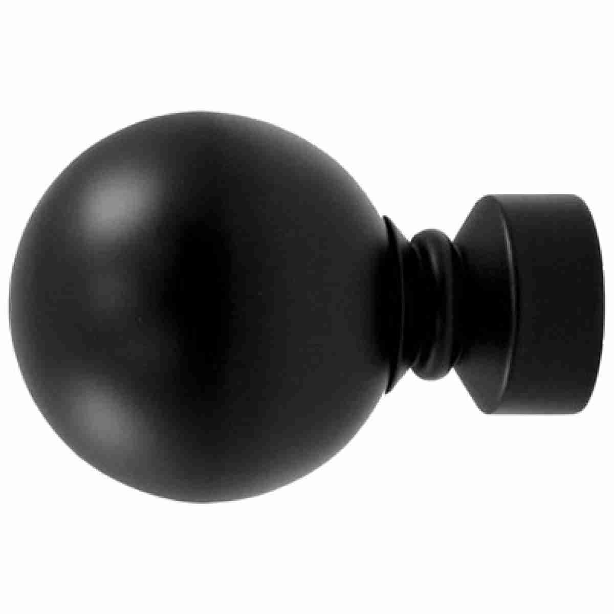 Finial Ball 1/Black - Hardware Fabric  - Dallas