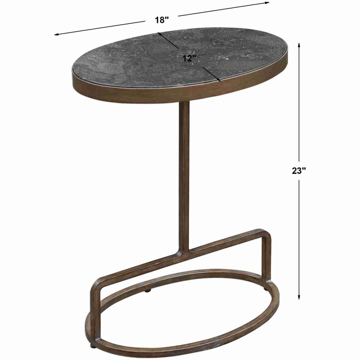 Jessenia Stone Accent Table