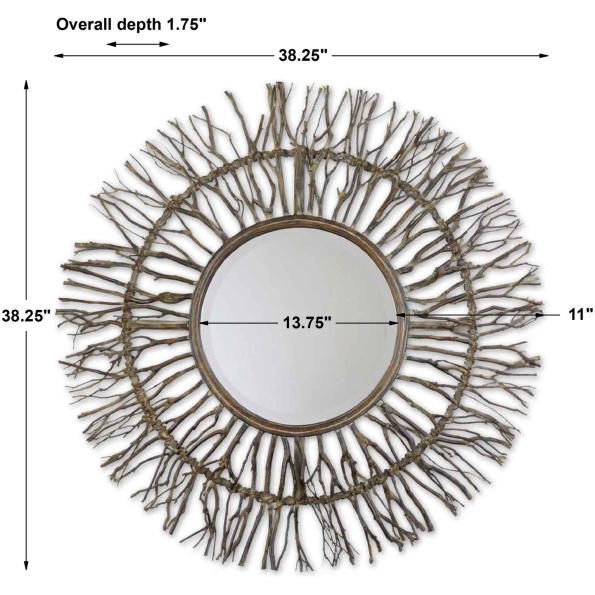 Josiah Woven Mirror