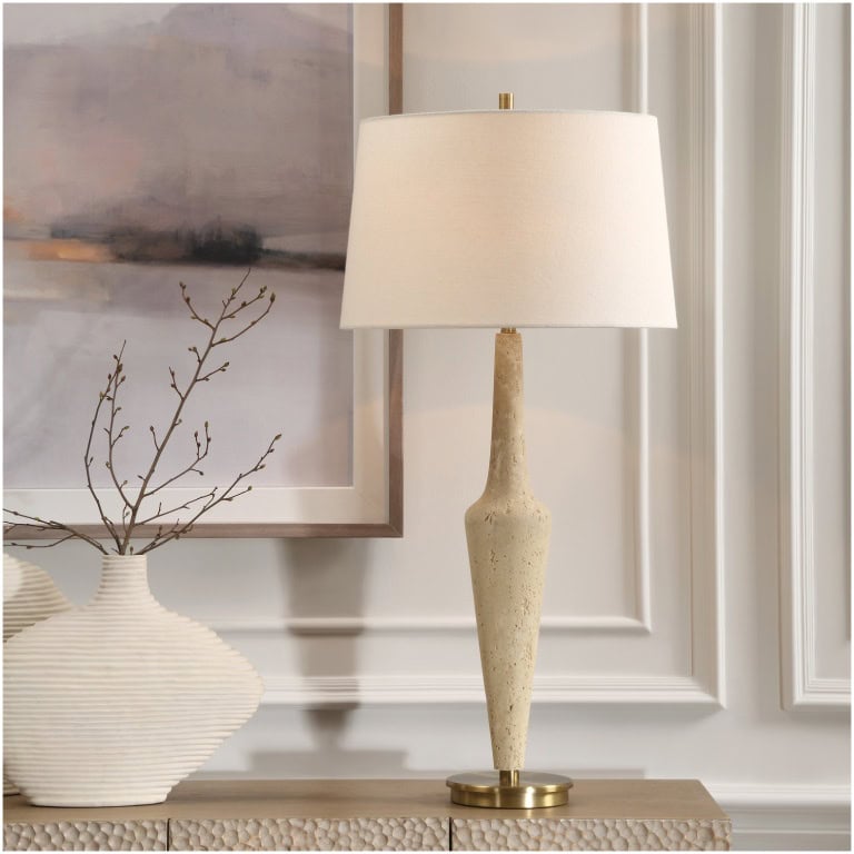 Uttermost Juliet Travertine Table Lamp