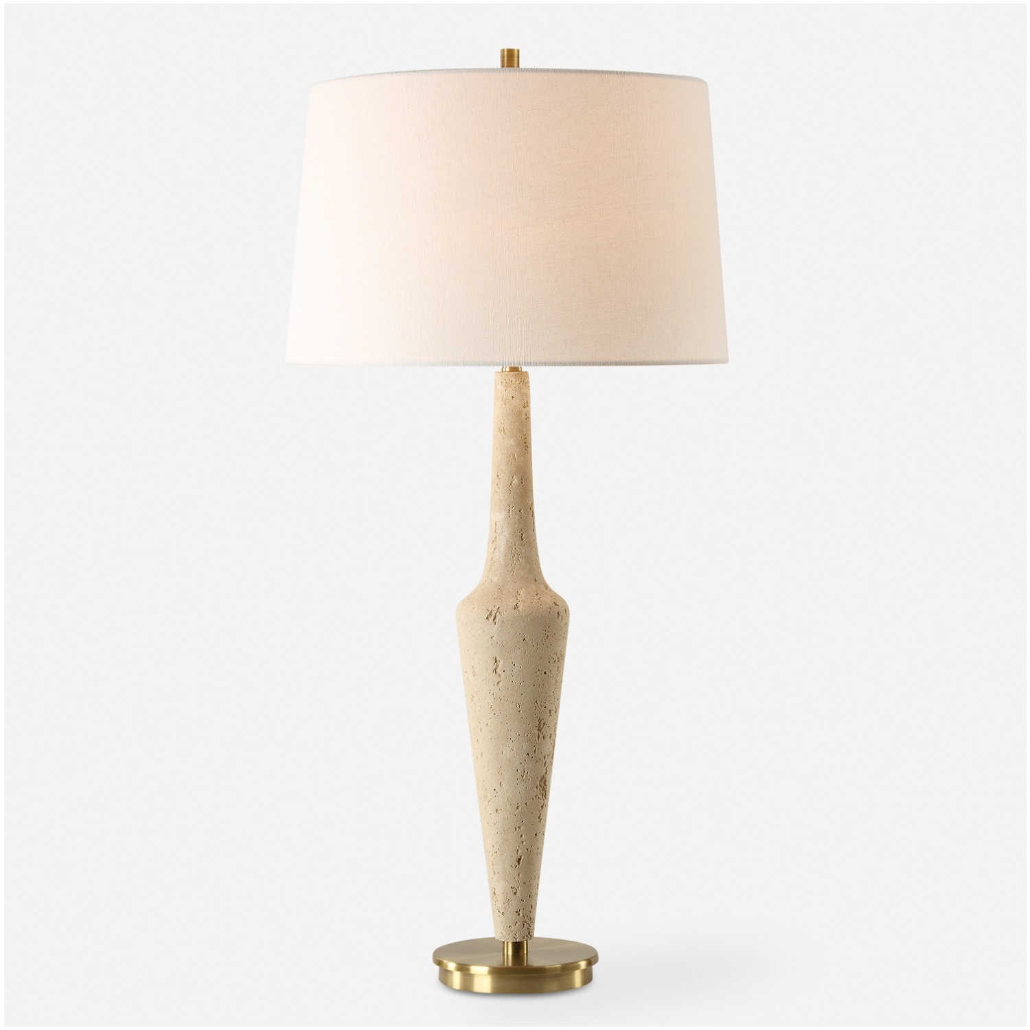 Juliet-Travertine Table Lamp