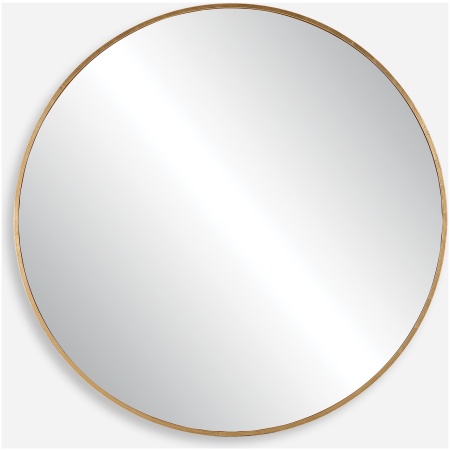 Junius-Large Gold Round Mirror