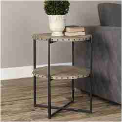 Uttermost Kamau Round Accent Table