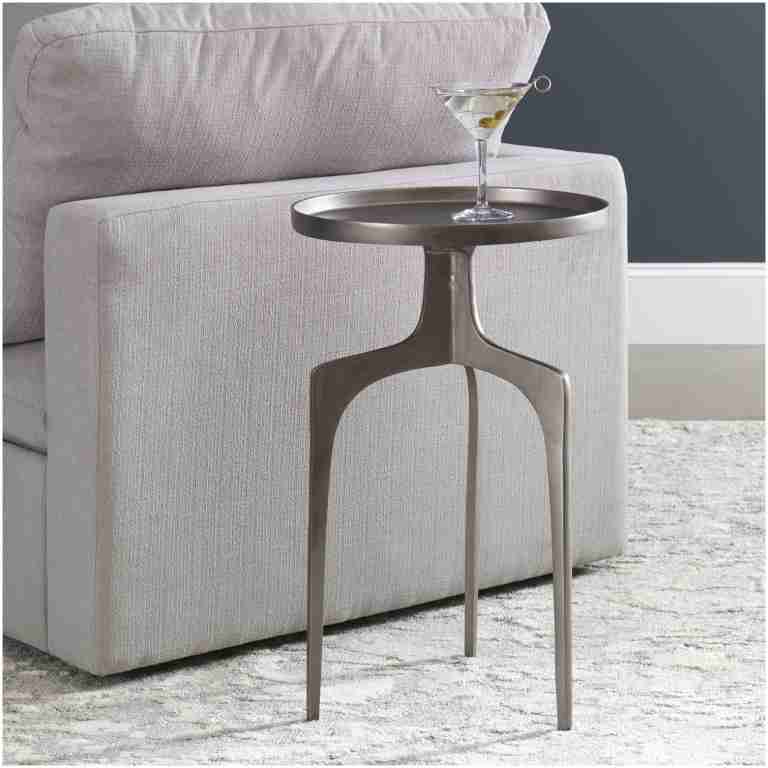 Uttermost Kenna Nickel Accent Table