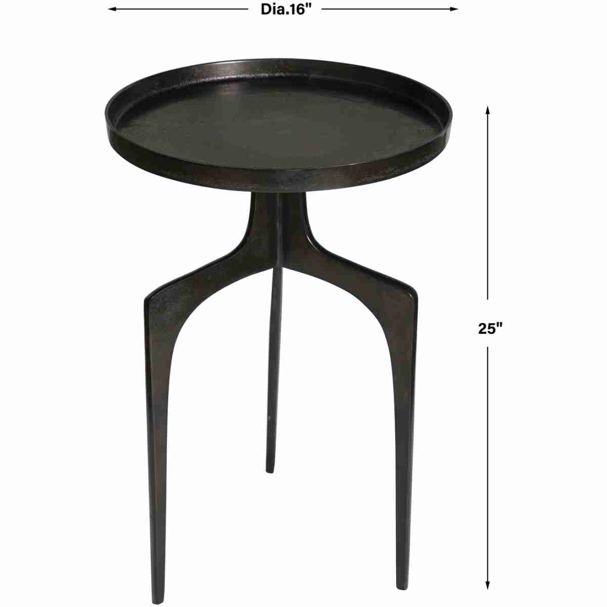 Kenna Bronze Accent Table