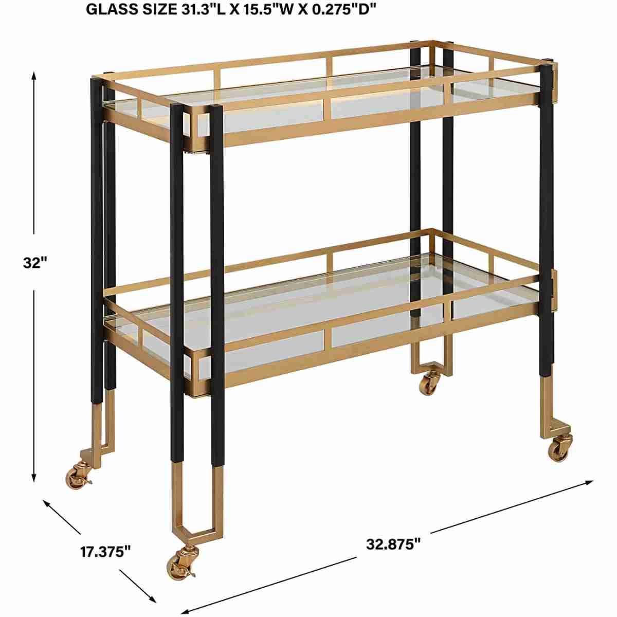 Kentmore Modern Bar Cart