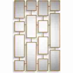 Kennon-Forged Gold Rectangles Mirror