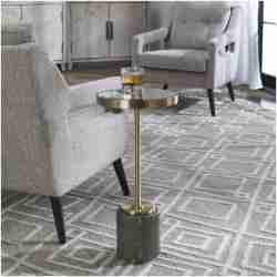 Uttermost Laurier Mirrored Accent Table