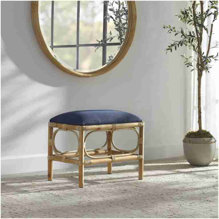 Uttermost Laguna Small Navy Bench