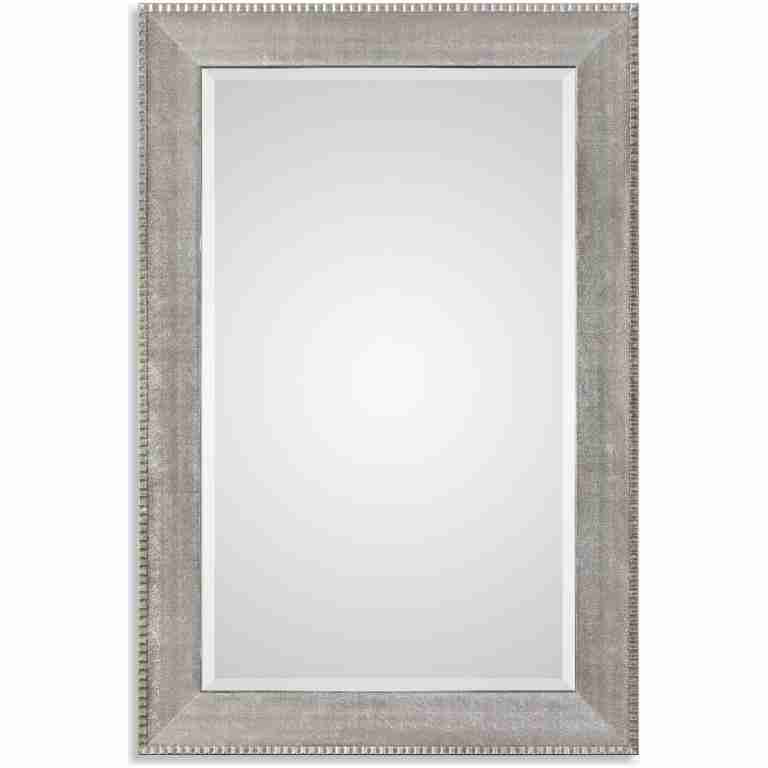 Leiston-Metallic Silver Mirror