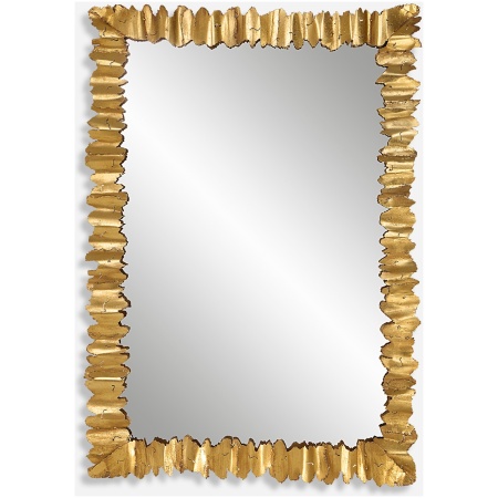 Lev-Antique Gold Mirror