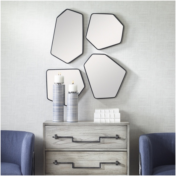 Uttermost Linneah Black Mirrors