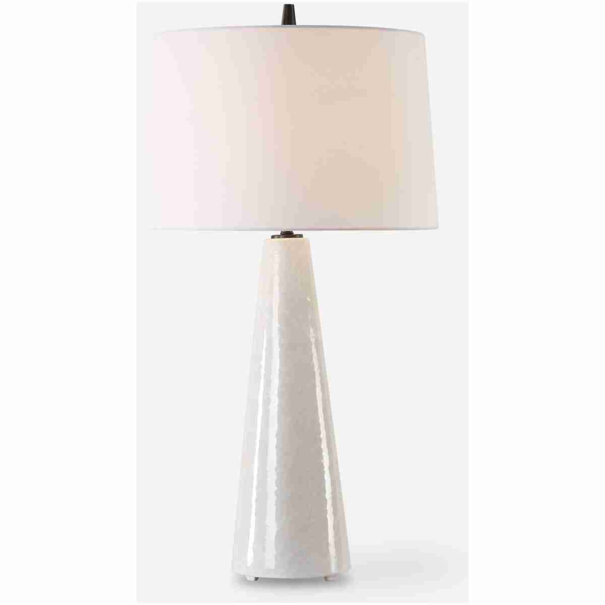 Loire-Ivory Glaze Table Lamp