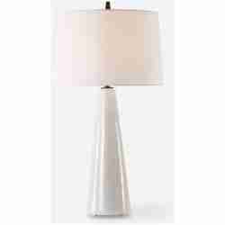 Loire-Ivory Glaze Table Lamp