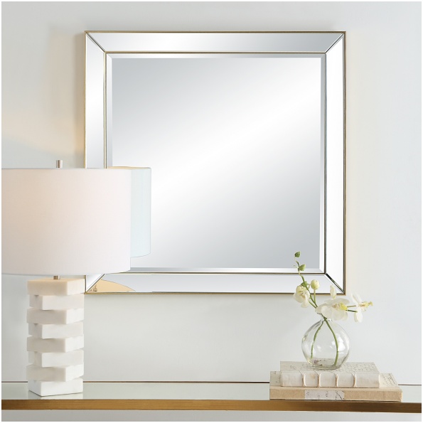 Uttermost Lytton Gold Square Mirror