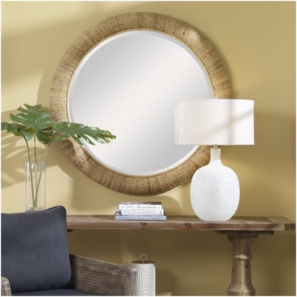 Uttermost Mariner Natural Round Mirror